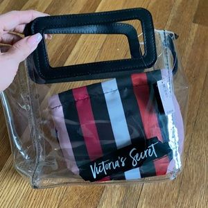 Two Piece See Through Handbag VS Brand